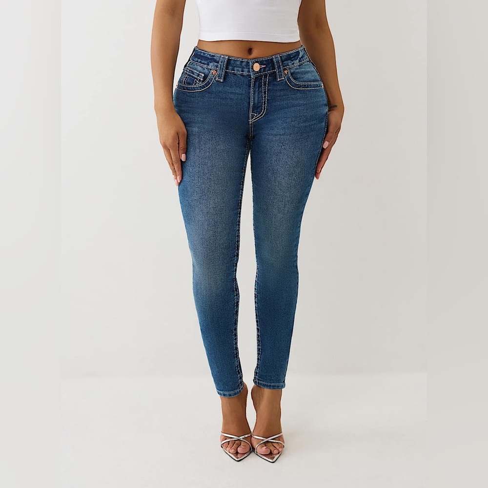 True Religion Curvy Skinny Big T Jennie Jeans Size 27